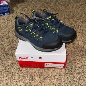 Propet Men's Cooper Hiking Shoe Navy Lime Size 11 5E Wide New